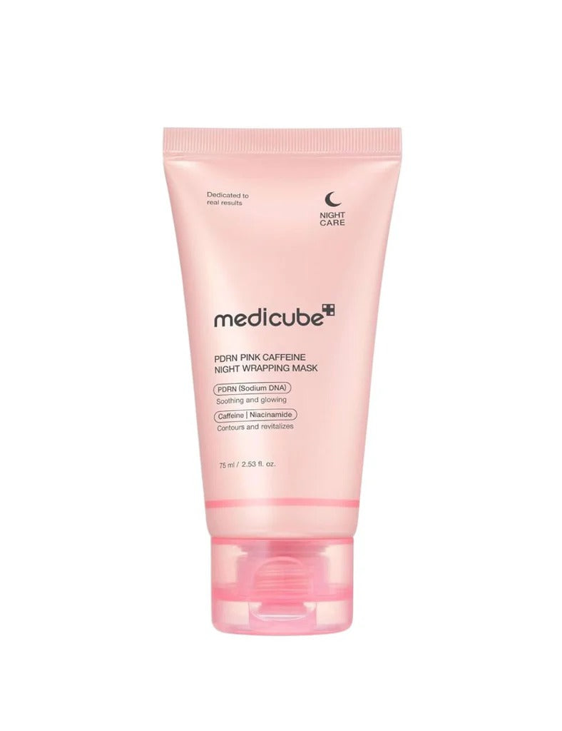 MEDICUBE PDRN Pink Caffeine Night Wrapping Mask