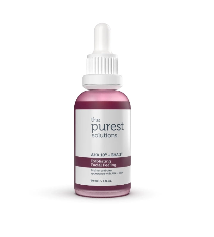 The purest solutions AHA 10% +BHA 2% exfoliating facial peeling