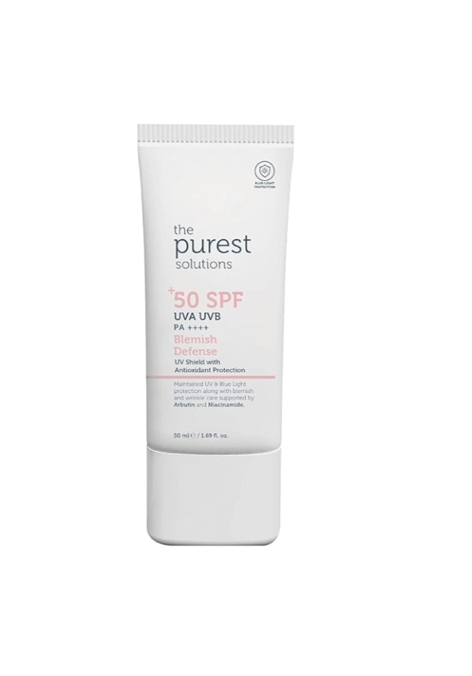 THE PUREST solutions UV Shield with Antioxidant Protection Blemish Defense
