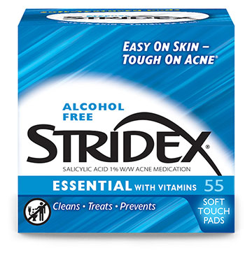 Stridex Essential With Vitamins pads