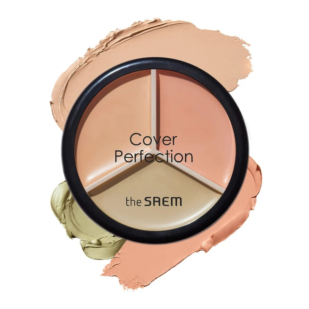 THE SAEM Cover Perfection Triple Pot Concealer - 3 Color Concealer